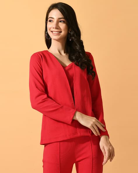 Myshka Women Front-Open Blazer
