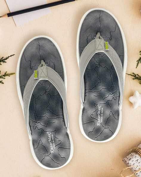 Ajio Kazarmax Flip Flops Buy Steel Grey Flip Flop Slippers For Men