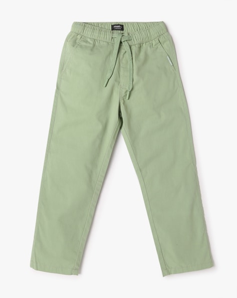 Slim fit cargo trousers - Dark khaki green - Kids | H&M IN
