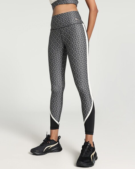 Oxyfit Leopard Print Leggings | Grey Leopard Print | Oxyfit