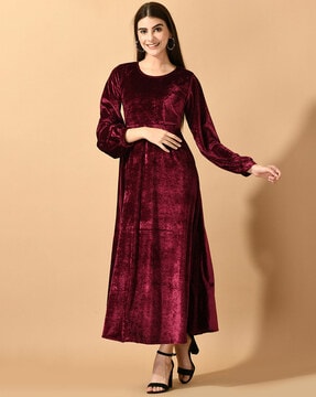 velvet frock for women