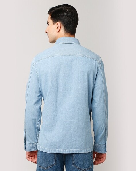 Lightweight Denim Shirt | Premium Italian Fabric | Hudson Jeans