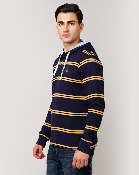 Gant best sale striped hoodie