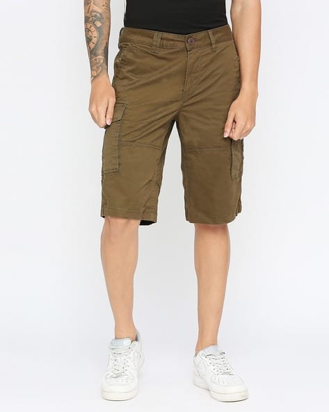 Men Relaxed Fit Cargo Shorts