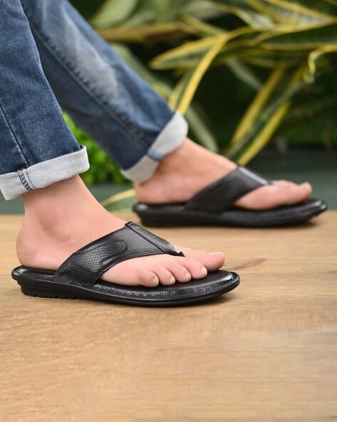 Enjoy more than 156 mens leather slippers