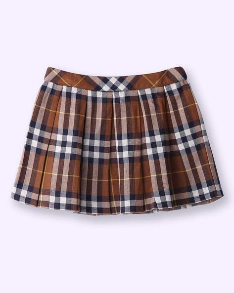 Beebay Girls Checked Flared Skirt