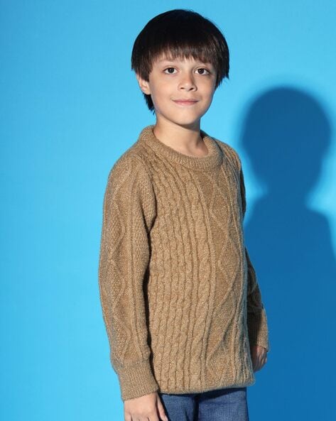 Boys 2024 cable sweater