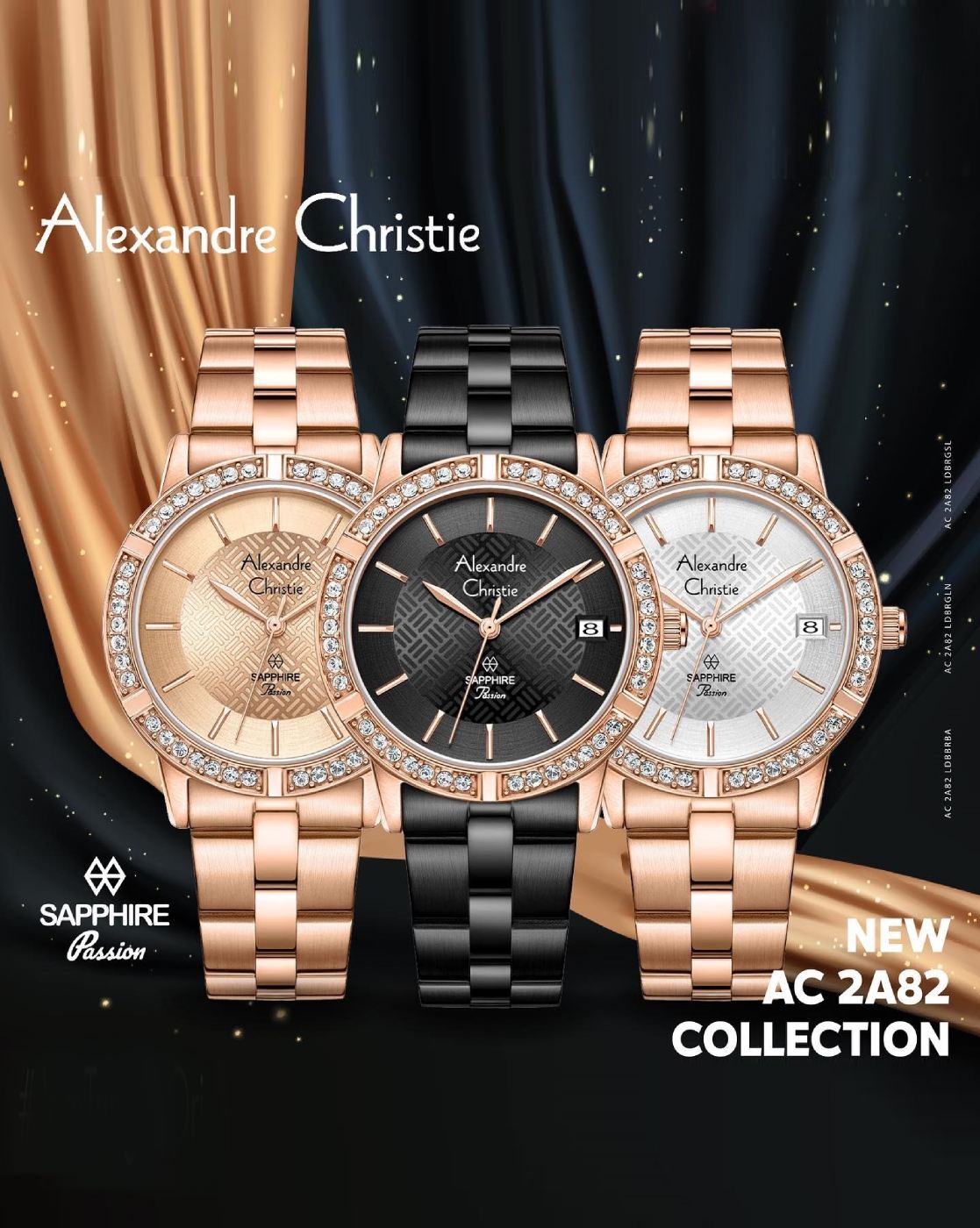 Alexandre christie sapphire watch price best sale