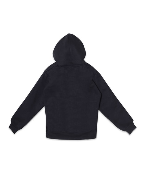 Black zip fashion up hoodie kids