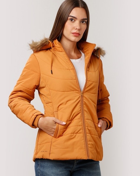 Buy Tan Jackets Coats for Women by Fort Collins Online Ajio