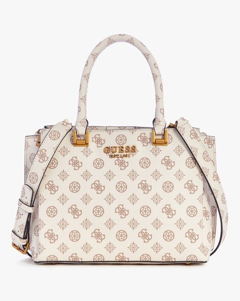 Guess cream outlet handbag