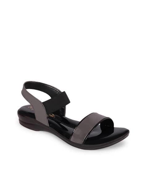 Open-Toe Slip-On Sandals