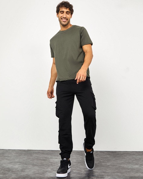 Cargo Jogger Pants with Zip Pockets