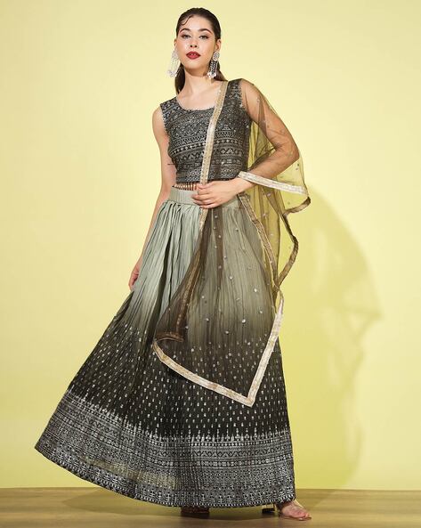 Buy Chhabra 555 Embellished Lehenga With Blouse & Dupatta - Lehenga Choli  for Women 24731320 | Myntra