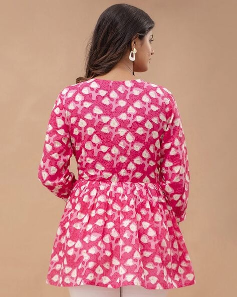 Buy Pink Kurtis & Tunics for Women by Clothing Culture Online