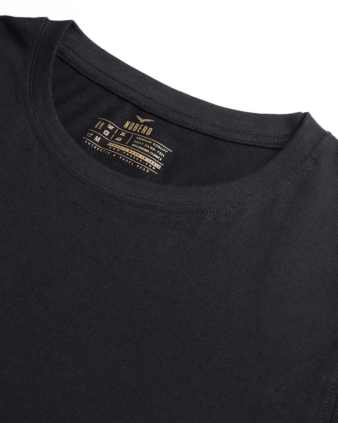 Buy Black Tshirts for Men by Nobero Online