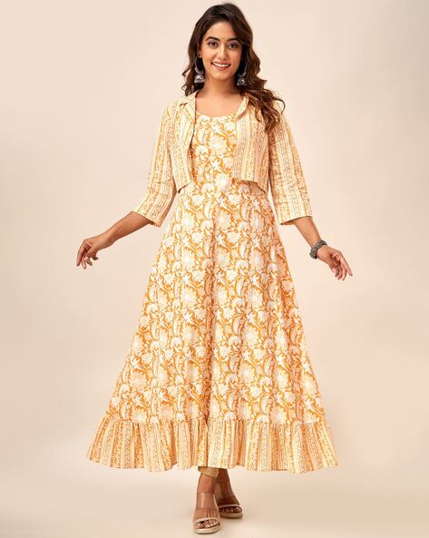 Buy online Women's Kurta With Jacket Kurta from Kurta Kurtis for Women by  Showoff for ₹1679 at 70% off | 2024 Limeroad.com