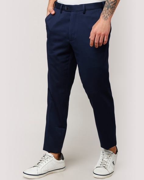 Buy Blue Trousers & Pants for Women by Marks & Spencer Online | Ajio.com