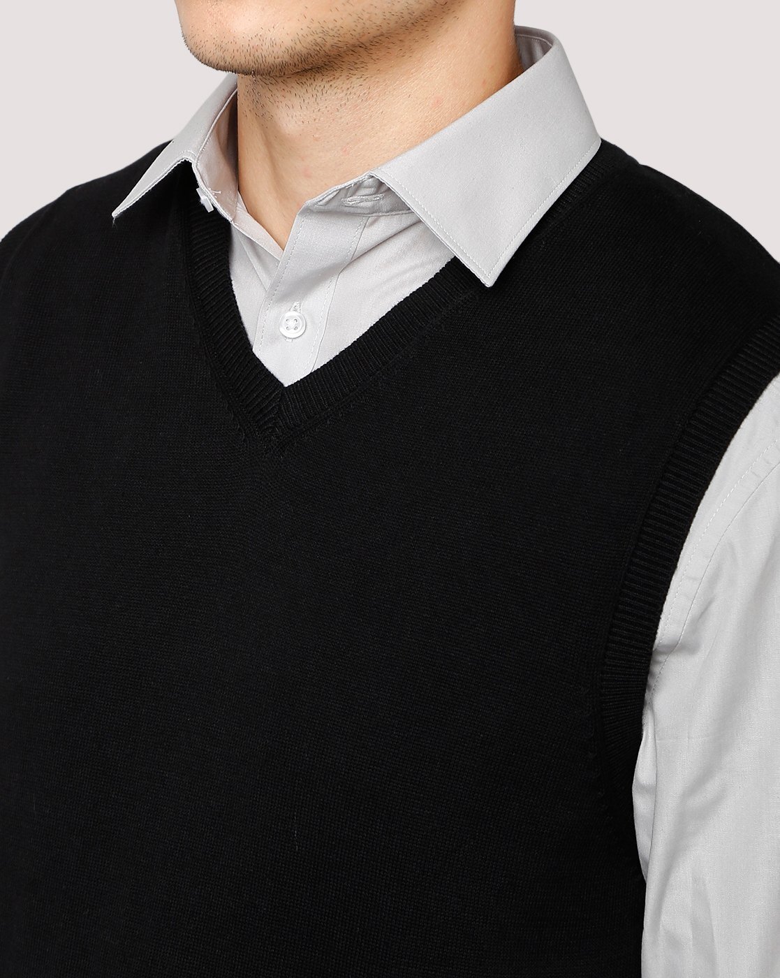 V-Neck Relaxed Fit Sweater Vest