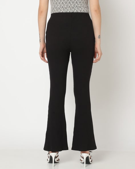 Slater Black Super Stretch Flare Pants - Willow and Lace Boutique