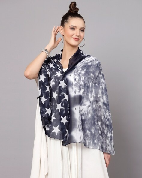 Women Star Print Stole Price in India