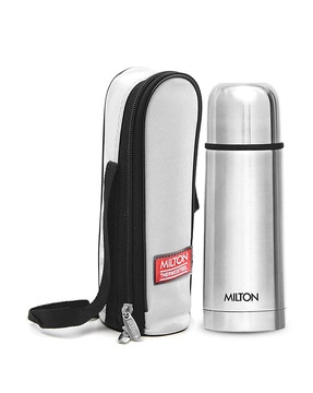 Milton Thermosteel Flip Lid Flask 350, Double Walled Vacuum