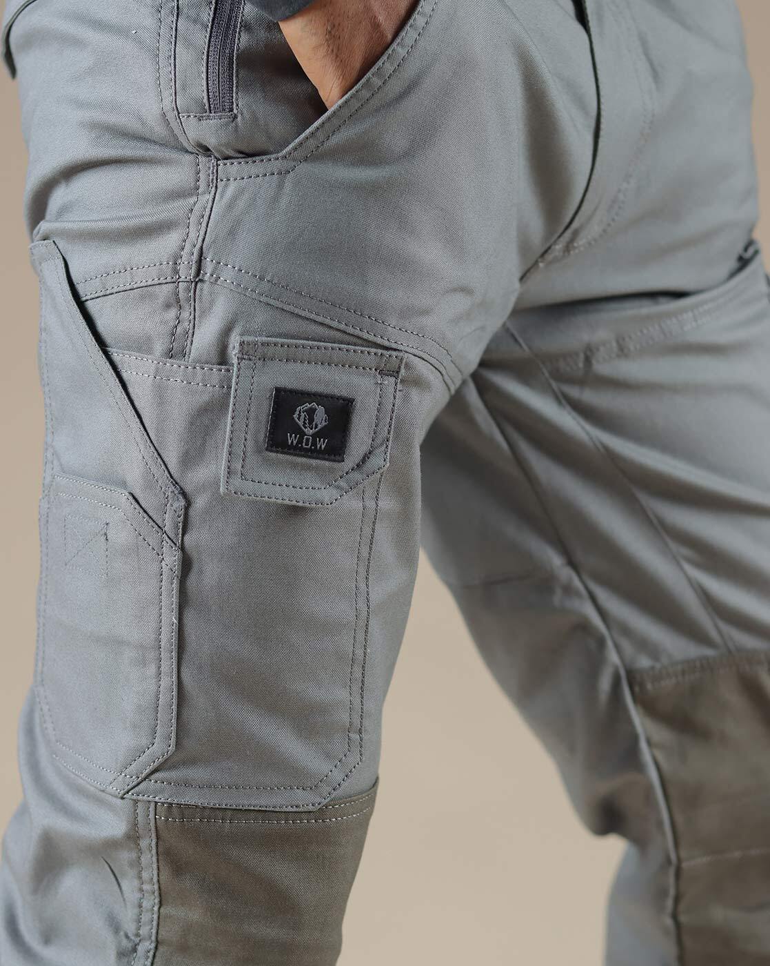 Buy Grey Trousers & Pants for Men by WALKOUTWEAR Online | Ajio.com