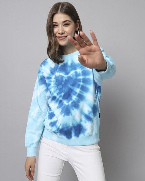 Buy Blue Sweatshirt Hoodies for Women by The Dry State Online