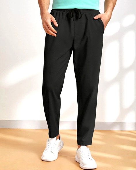 Mens 2 Stripe Track Pant Mens Winter Bottom Adult Pants 100% Polyester  Fleece | eBay