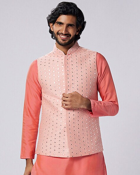 Ajio nehru sale jacket