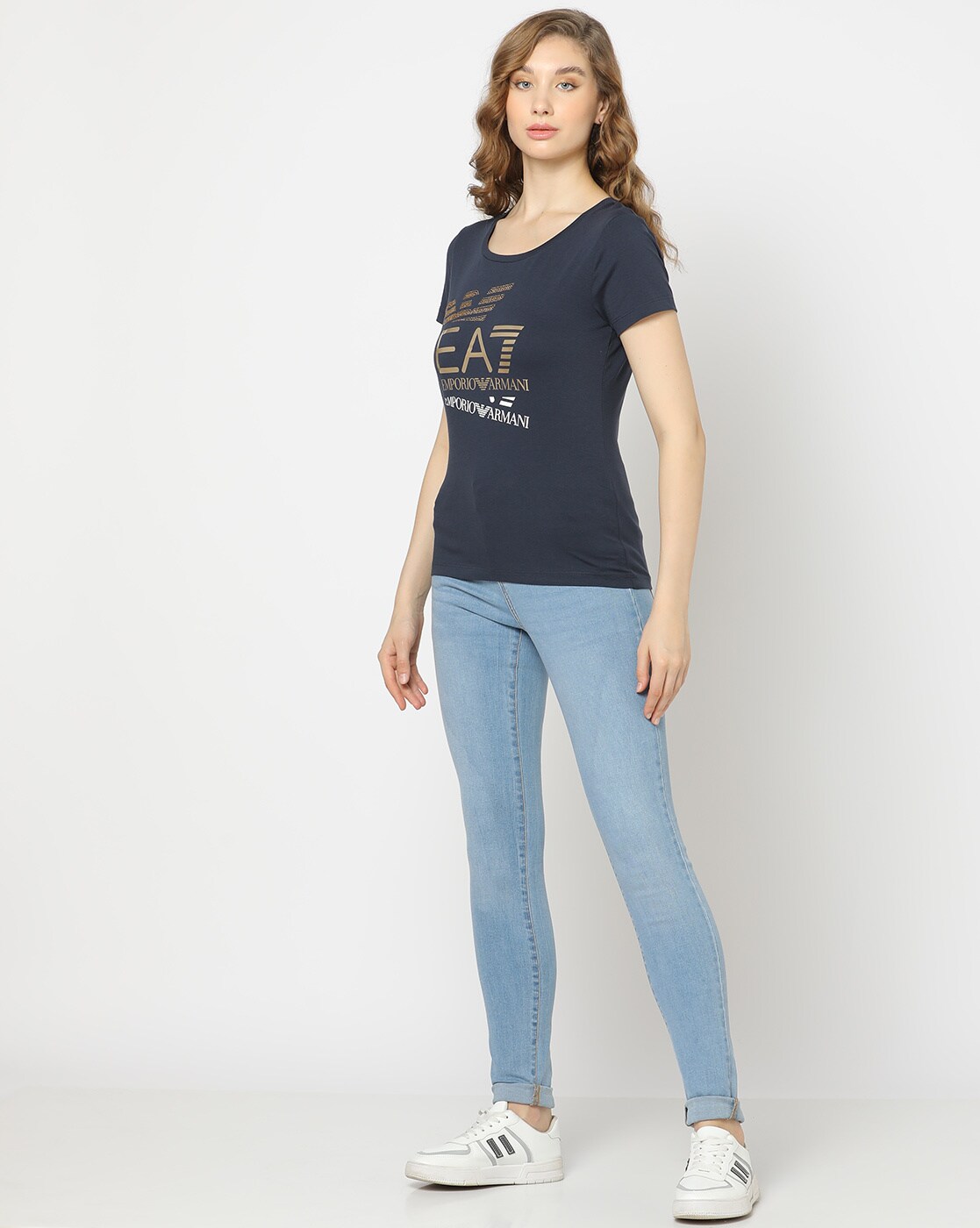 Armani jeans sale t shirt women's