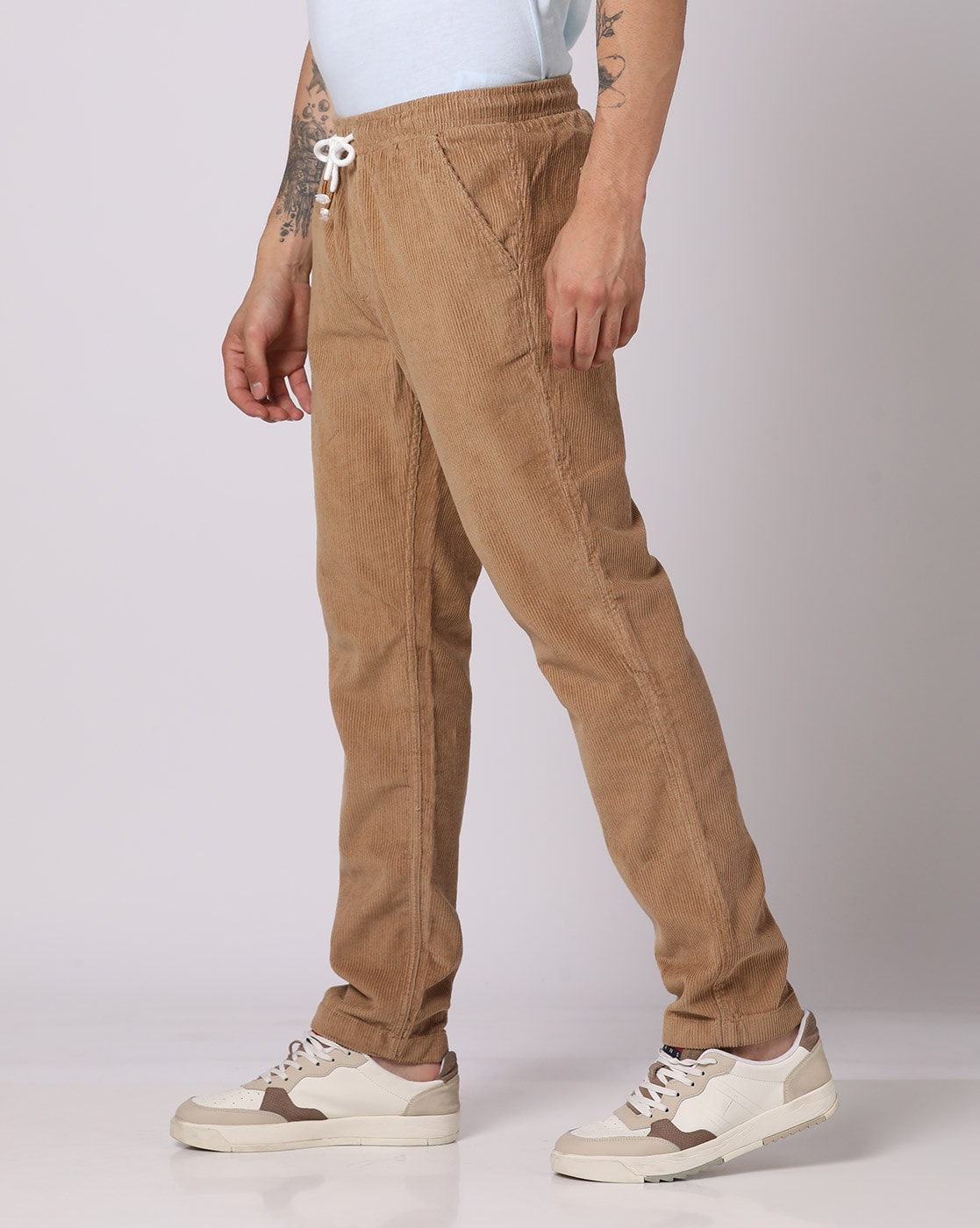 Buy U.S. Polo Assn. Corduroy Solid Casual Trousers - NNNOW.com