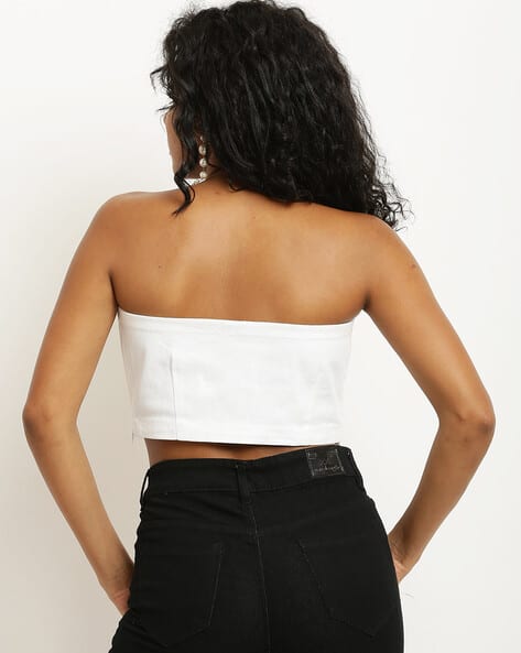 Forever 21 White Tube Top Buy White Tops For Women By Sassy N