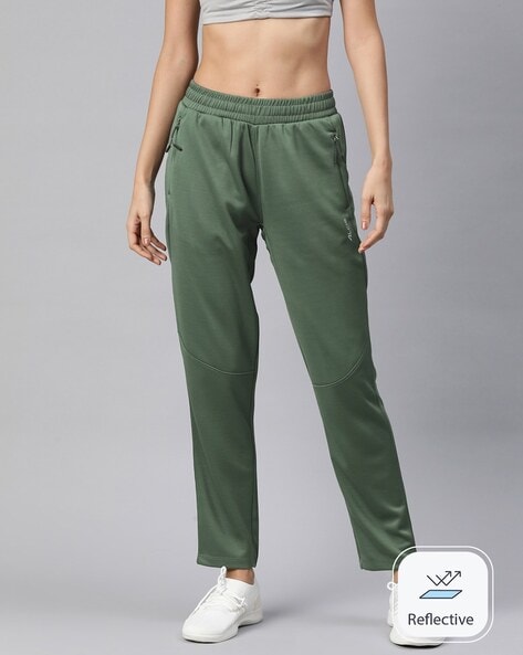 Women Logo Print Straight Track Pants