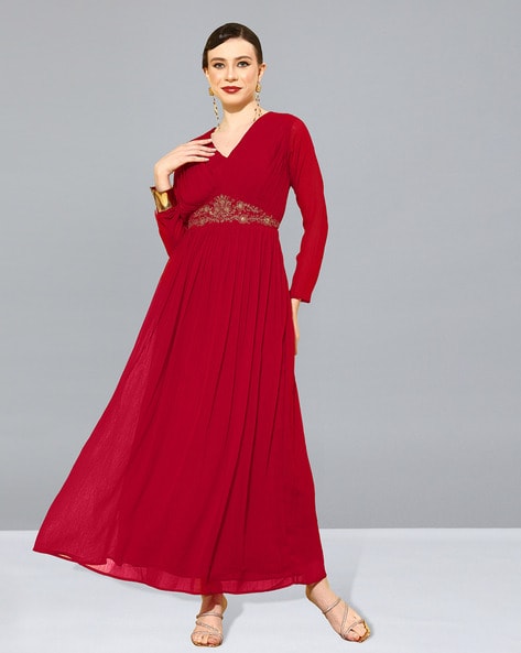 PARTY WEAR LONG FANCY GOWN at Rs 750, Design Gown in Surat