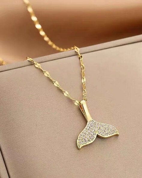 Dragon's Gate Gold Koi Fish Necklace | emKel Jewelry