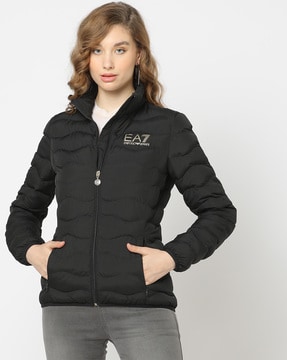 Buy Black Jackets Coats for Women by EA7 Emporio Armani Online