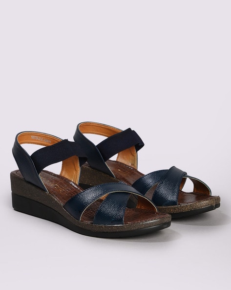 Buy Blue Heeled Sandals for Women by CATWALK Online Ajio