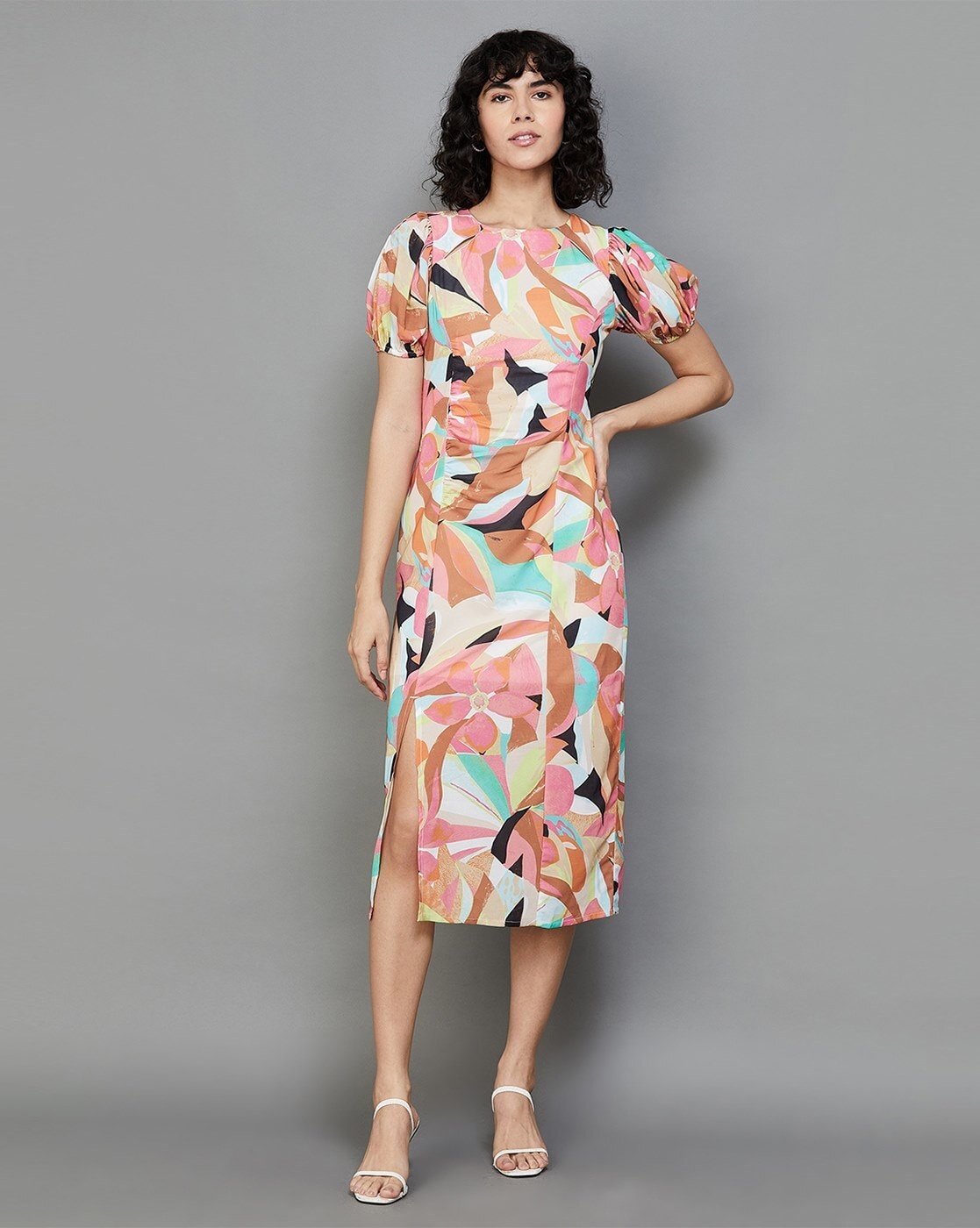 Ginger Teal Cherry Blossom Dress – Elise Design