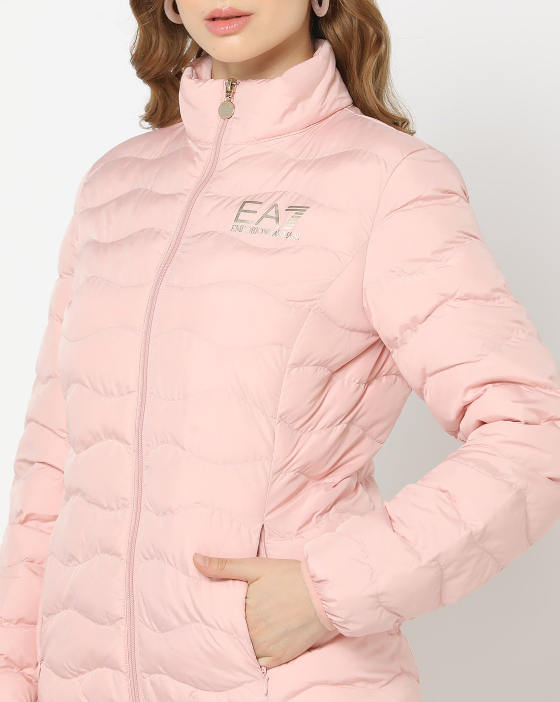 Ea7 Emporio Armani logo-print Puffer Jacket - Farfetch