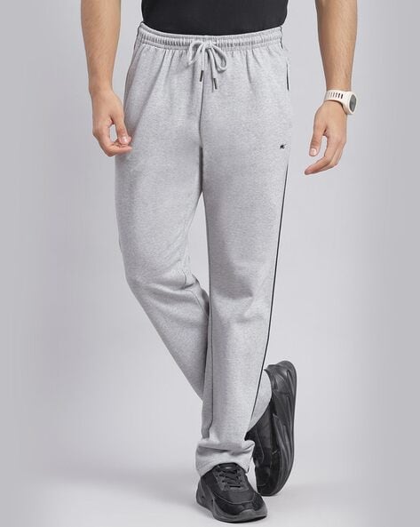 C&D by Monte Carlo Grey Solid Track Pants | 6210M1670-10 | Cilory.com