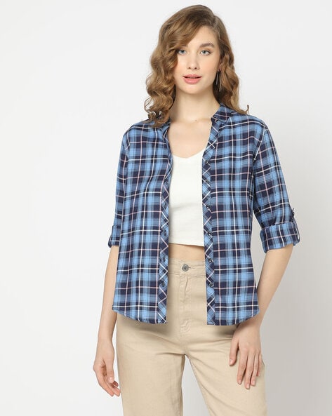 Women Checked Shirt