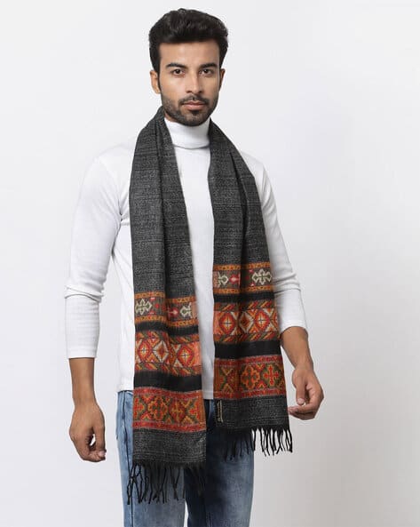 Buy Black Mufflers for Men by Indie Picks Online