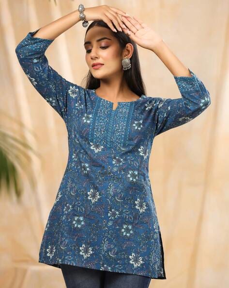 Buy Latest Georgette Kurti Design With Dupatta For Girls