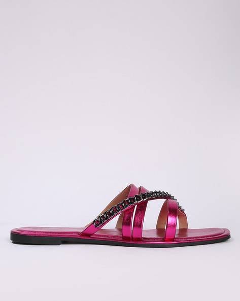 Buy Black Flat Sandals for Women by Outryt Online