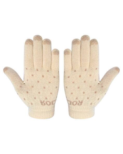 Loom Legacy Women Knitted Winter Gloves