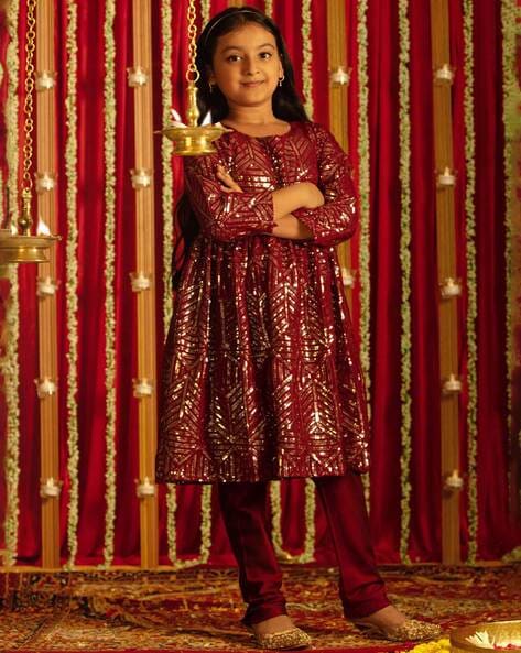 Buy Ashwini Girls Netted White Color Salwar Suit | Kids Ethnic Salwar Suit  (7-8 Y) Online at Best Prices in India - JioMart.