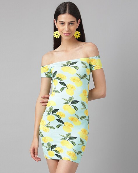 Lemon bodycon dress hotsell