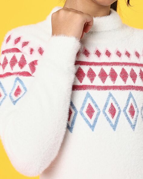 Buy White Sweaters & Cardigans for Girls by NATILENE Online