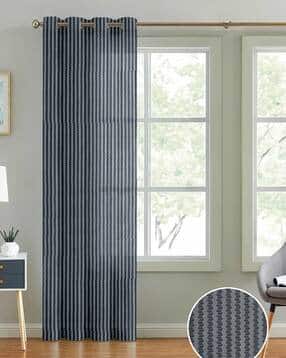 cortina eyelet curtain Single Sheer Long Door Curtain 106" x 45"-picture-21
